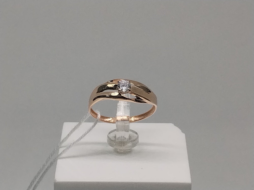 КОЛЬЦО С КАМНЕМ (Au 585)