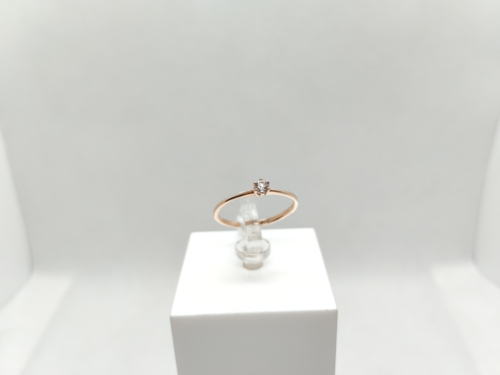 КОЛКМ585 КОЛЬЦО С КАМНЕМ (Au 585)