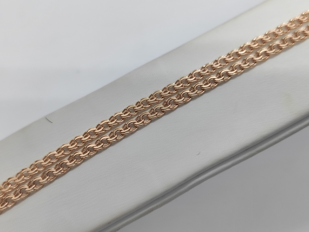 ЦЕПЬ ПУСТОТЕЛАЯ Бисмарк (Au 585)