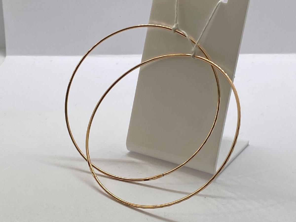 СКОН585 СЕРЬГИ КОНГО (Au 585)