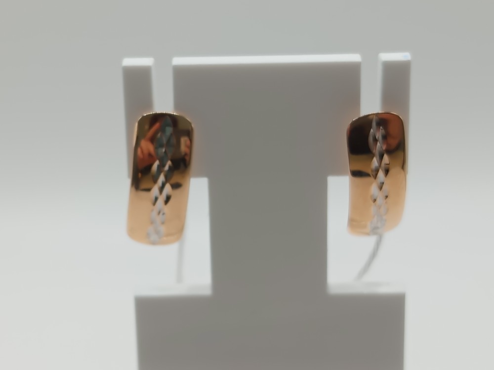 СЕРЬГИ БЕЗ КАМНЯ (Au 585)