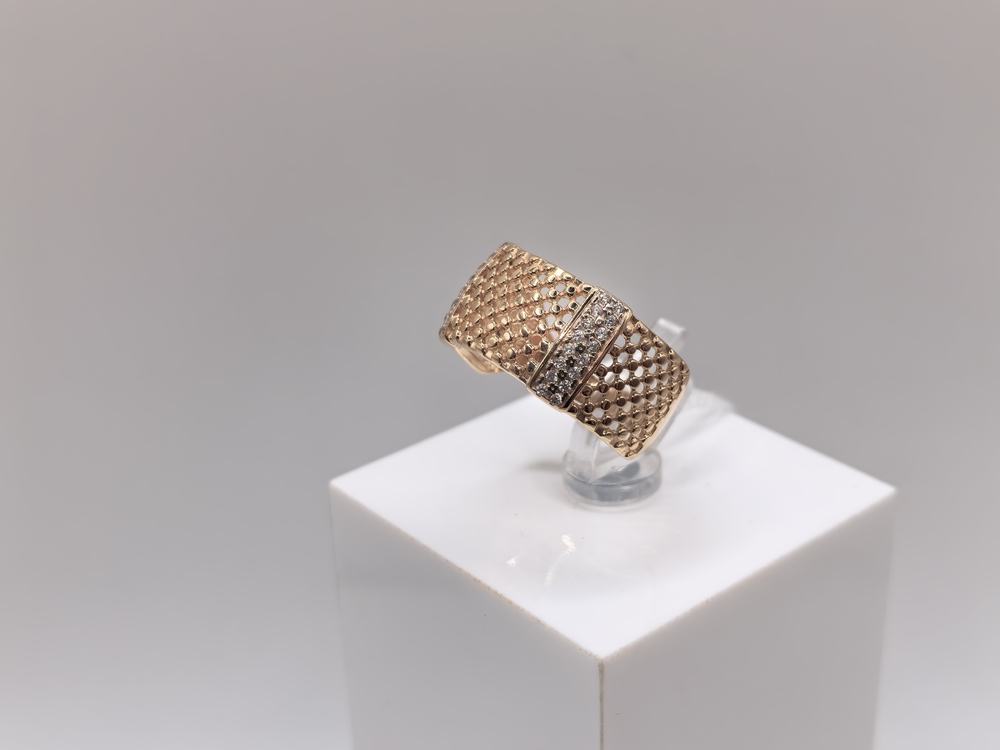 КОЛКМИ585 КОЛЬЦО С КАМНЯМИ (Au 585)