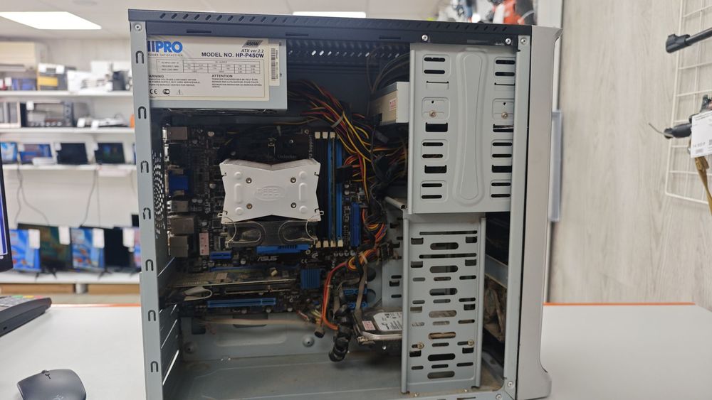 Системный блок Noname .; Phenom II X4 955 BE, GeForce GT 520, 4 Гб, Нет, 500 Гб