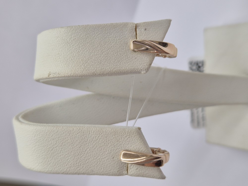 СЕРЬГИ БЕЗ КАМНЯ (Au 585)