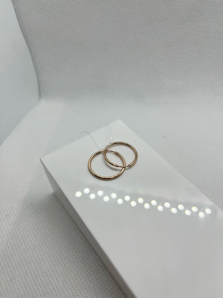 СЕРЬГИ КОНГО без камня (Au 585)