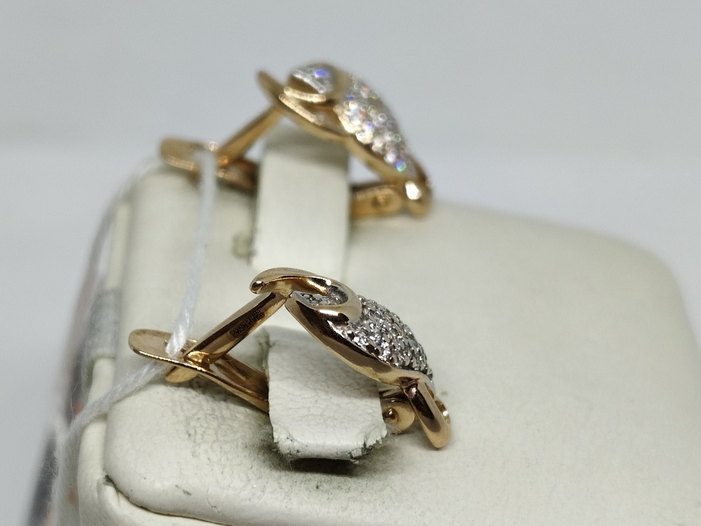 СКМИ585 СЕРЬГИ С КАМНЯМИ (Au 585) СКМИ585 СЕРЬГИ С КАМНЯМИ (Au 585)