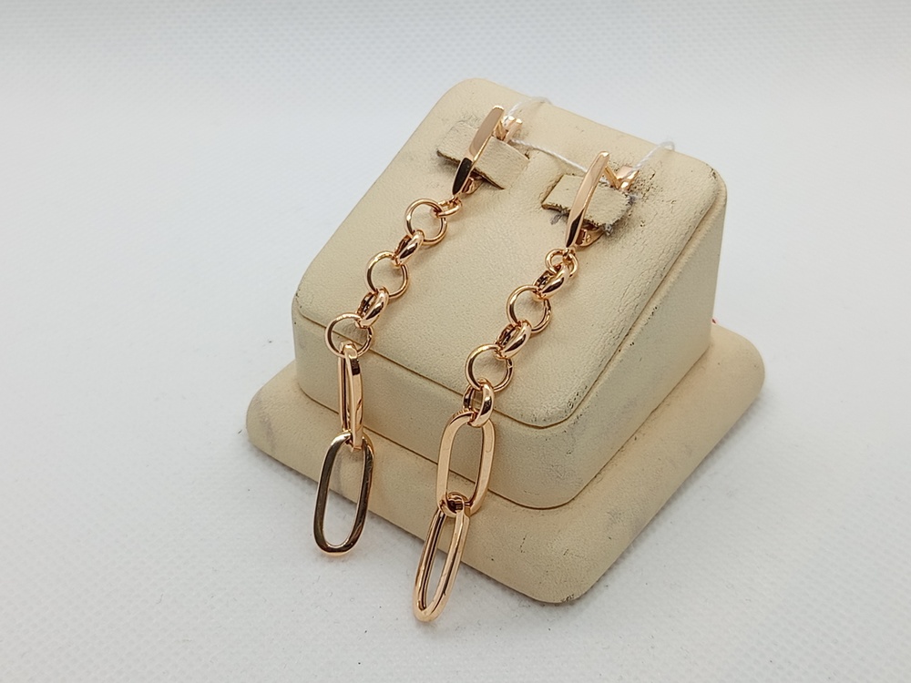 СЕРЬГИ БЕЗ КАМНЯ (Au 585)