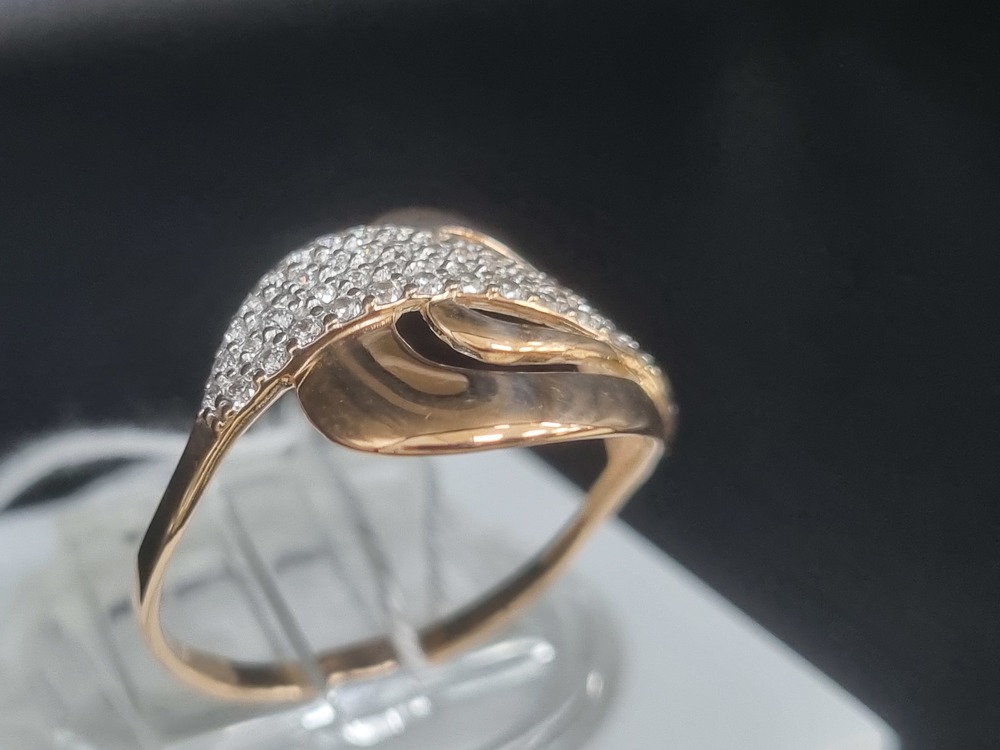 КОЛКМИ585 КОЛЬЦО С КАМНЯМИ (Au 585)