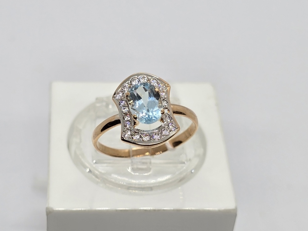 КОЛКМИ585 КОЛЬЦО С КАМНЯМИ (Au 585)