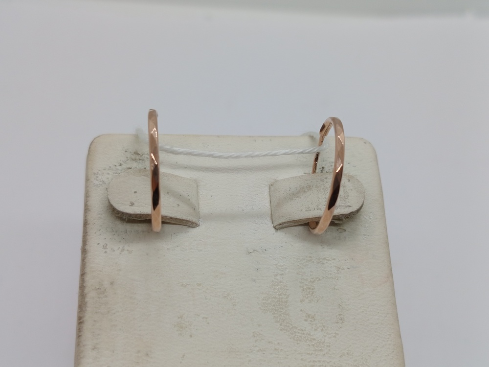 СКОН585 СЕРЬГИ КОНГО (Au 585)
