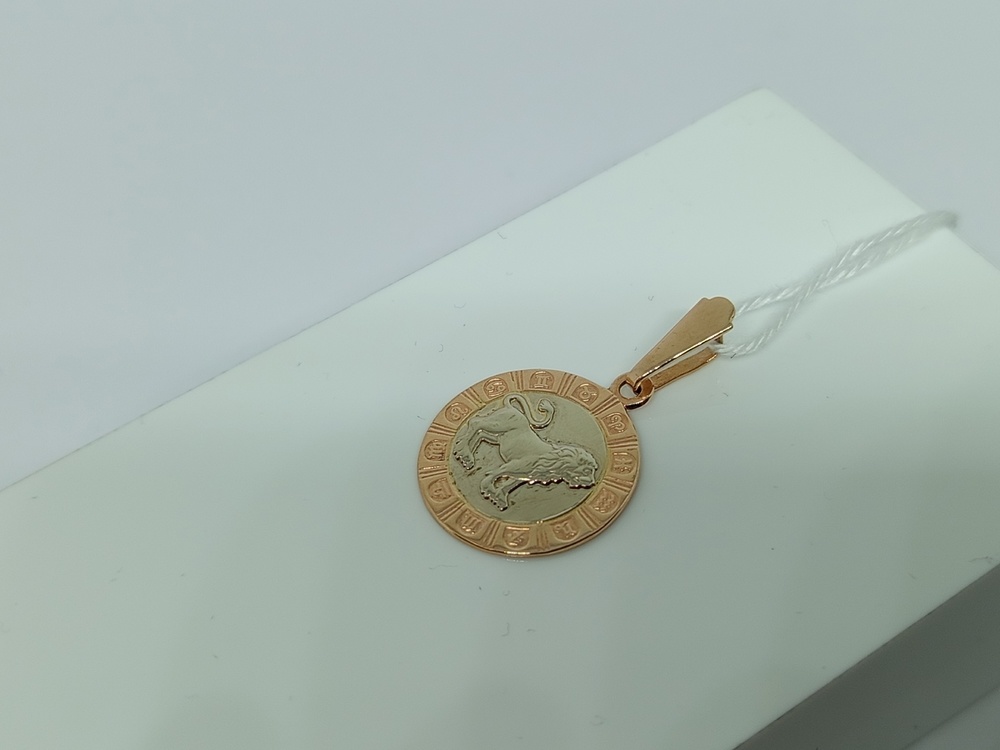 ПОДВЕСКА ЗНАК ЗОДИАКА ЛЕВ Au 585