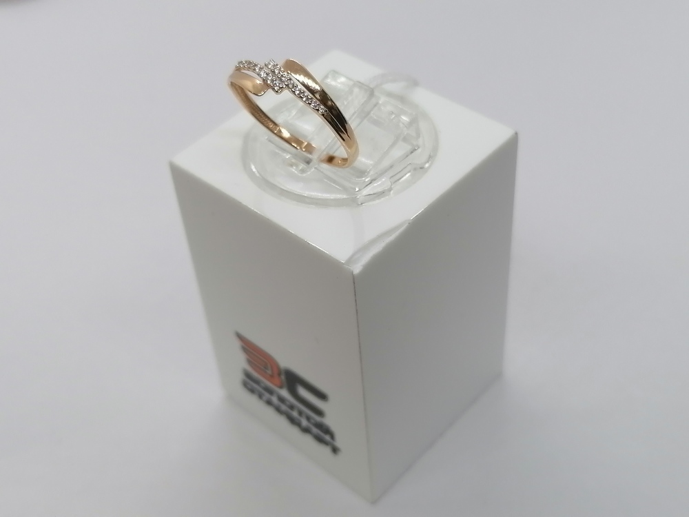 КОЛКМИ585 КОЛЬЦО С КАМНЯМИ (Au 585)