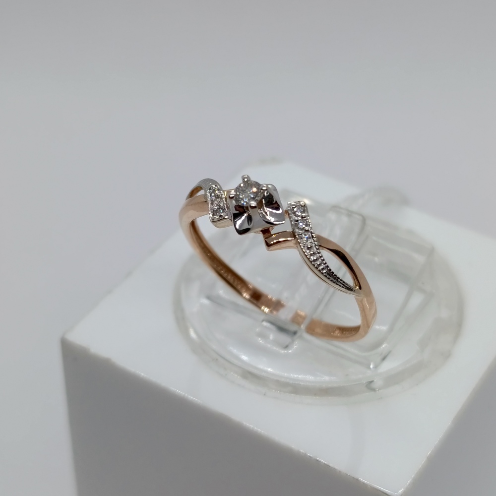 КОЛЬЦО БРИЛЛИАНТ Au 585