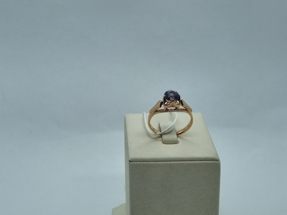 КОЛКМ583 КОЛЬЦО С КАМНЕМ (Au 583)