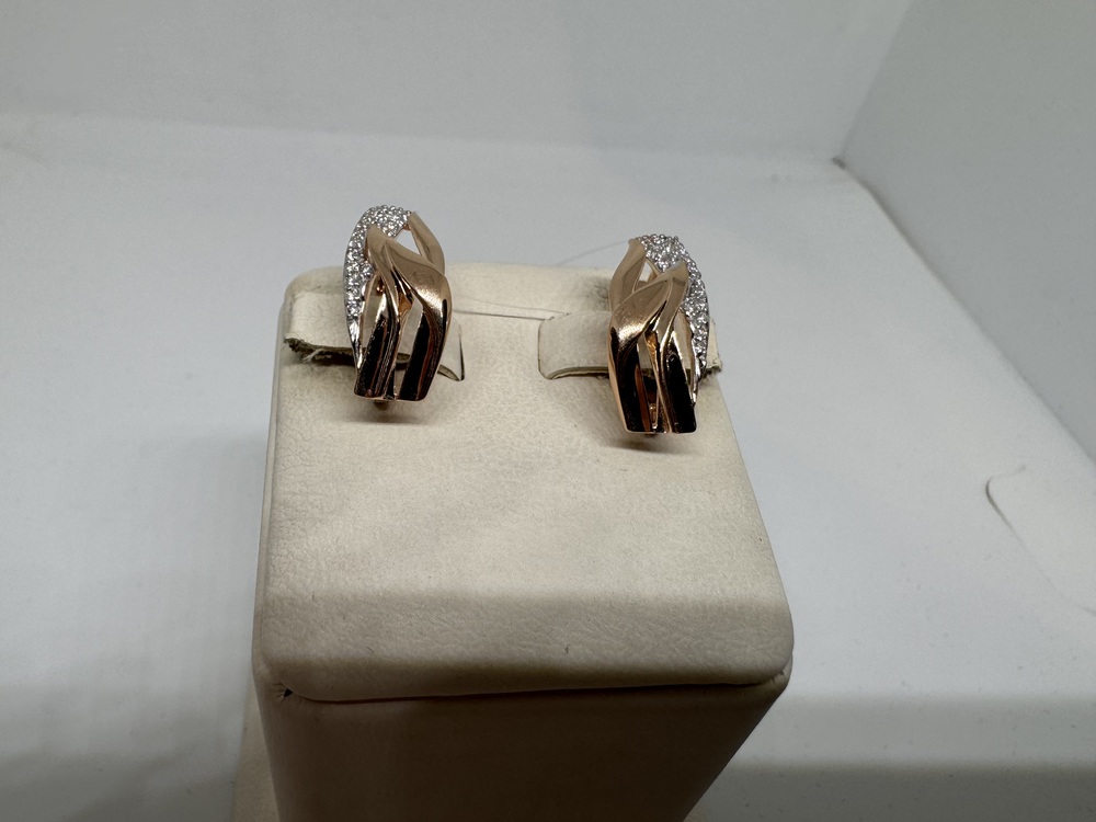 СЕРЬГИ С КАМНЯМИ (Au 585)