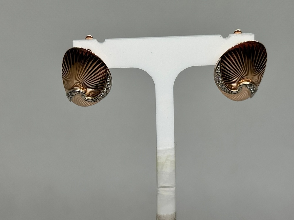 СКМИ585 СЕРЬГИ С КАМНЯМИ (Au 585)