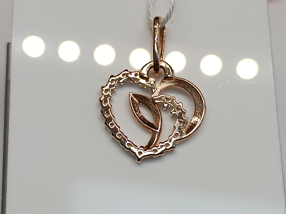 ПОДКМИ585 ПОДВЕСКА С КАМНЯМИ (Au 585)