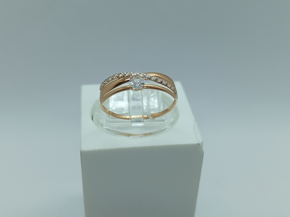 КОЛКМИ585 КОЛЬЦО С КАМНЯМИ (Au 585)