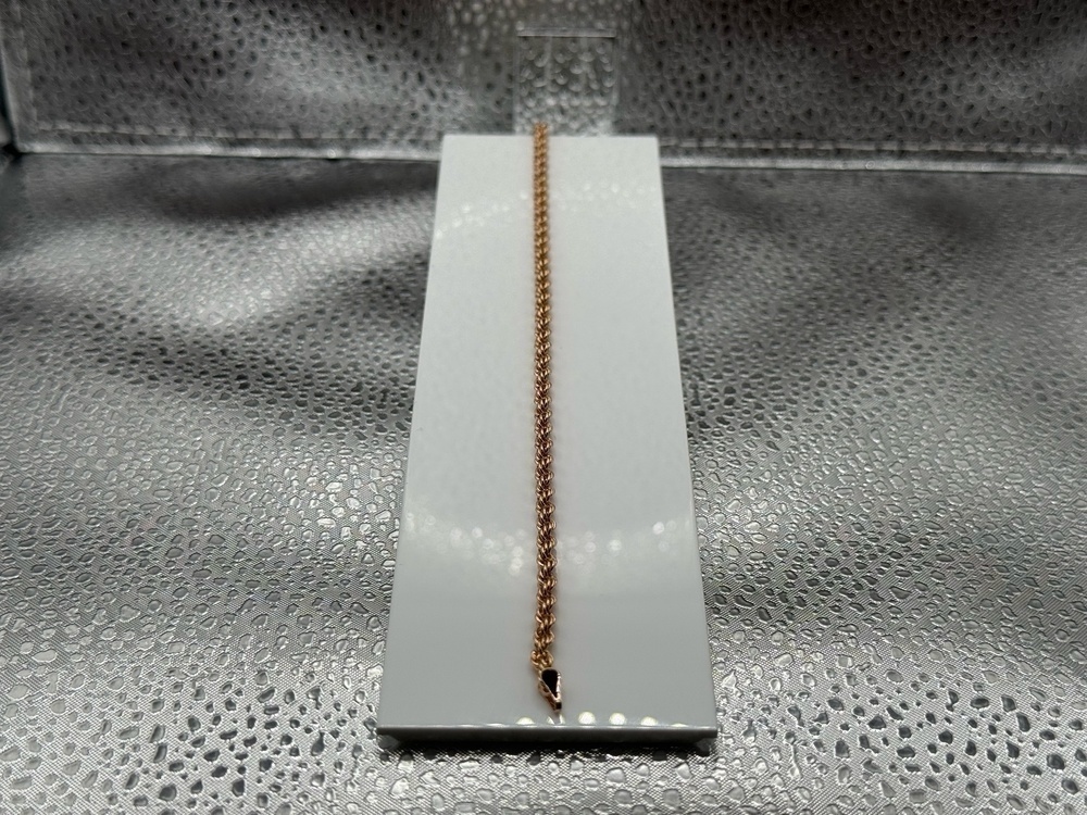 БРАСЛЕТ ПУСТОТЕЛЫЙ Веревка (Au 585)