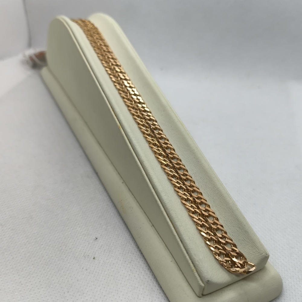 ЦЕПЬ ПОЛНОВЕСНАЯ Ромб двойной (Au 585)