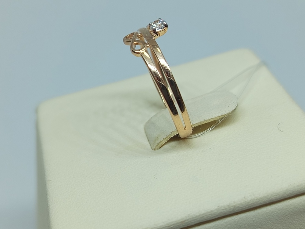 КОЛЬЦО С КАМНЕМ (Au 585)