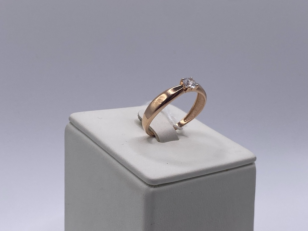 КОЛКМ585 КОЛЬЦО С КАМНЕМ (Au 585)