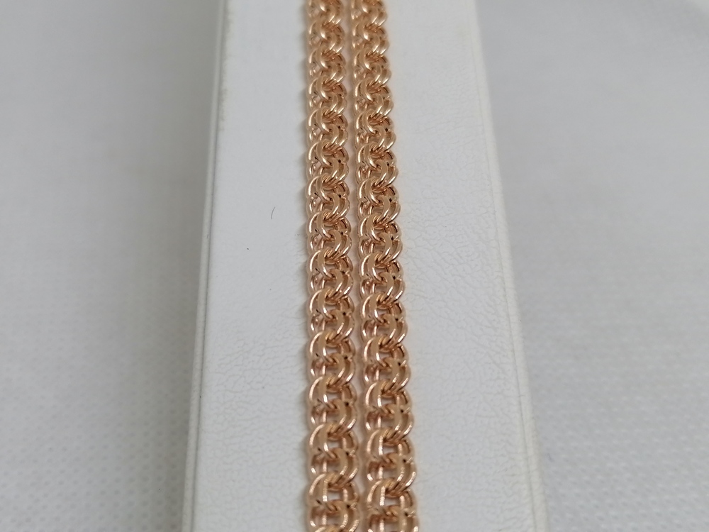 ЦЕПЬ ПУСТОТЕЛАЯ Бисмарк (Au 585)