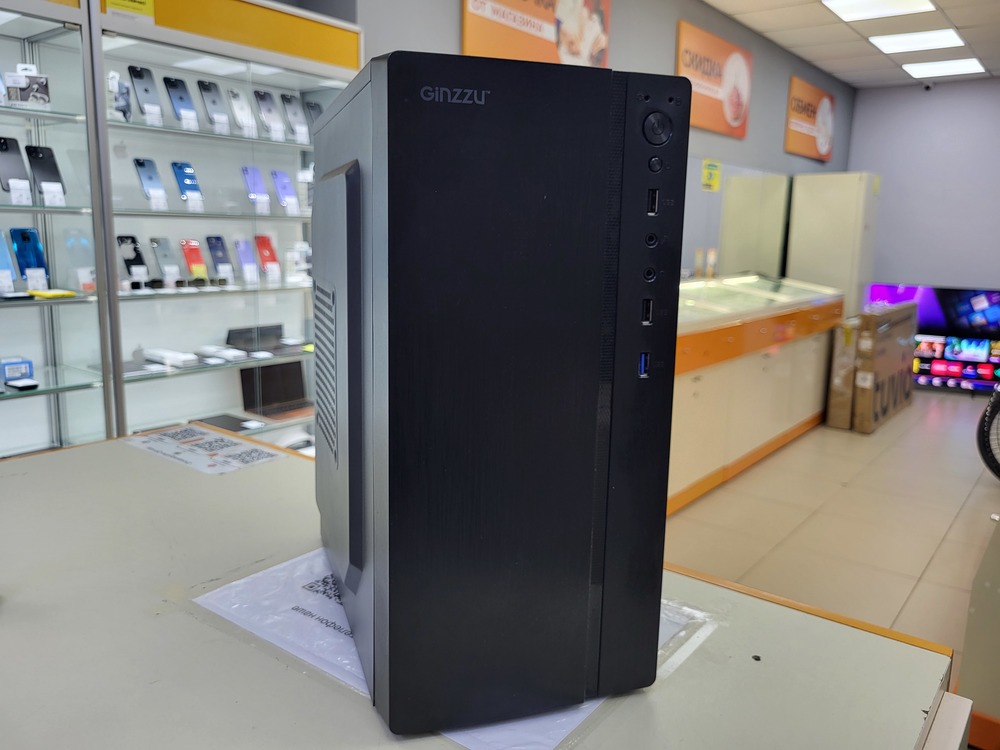 Системный блок Ginzzu; Core i3-10100, HD Graphics, 8 Гб, 256 Гб, Нет