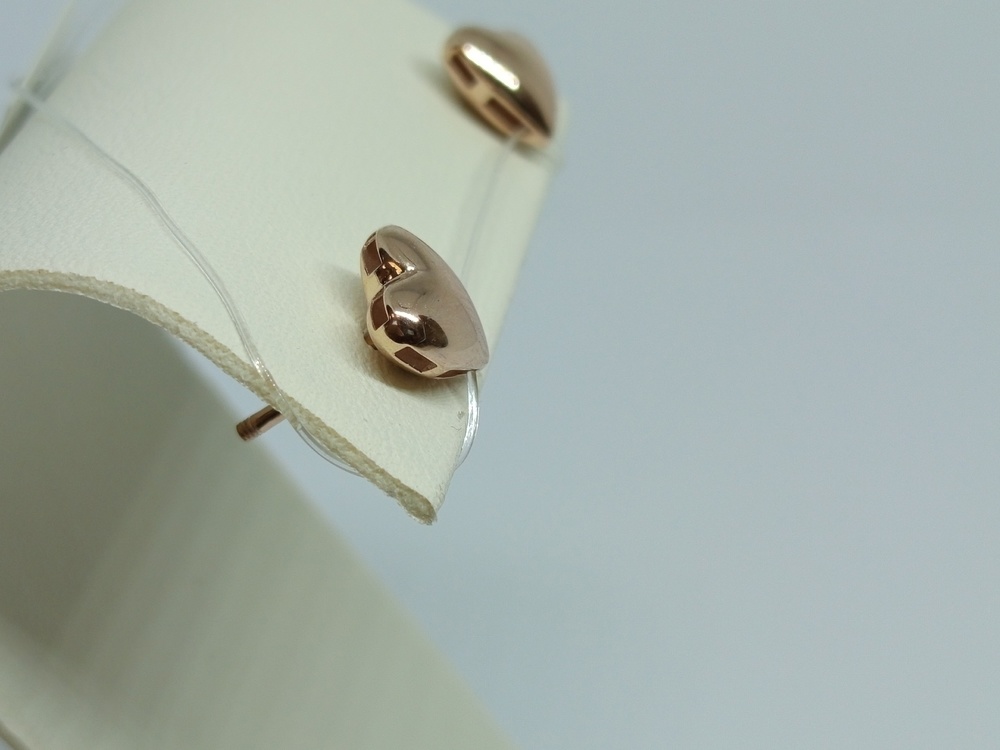 СЕРЬГИ ПУСЕТЫ без камня (Au 585) СЕРЬГИ ПУСЕТЫ без камня (Au 585)