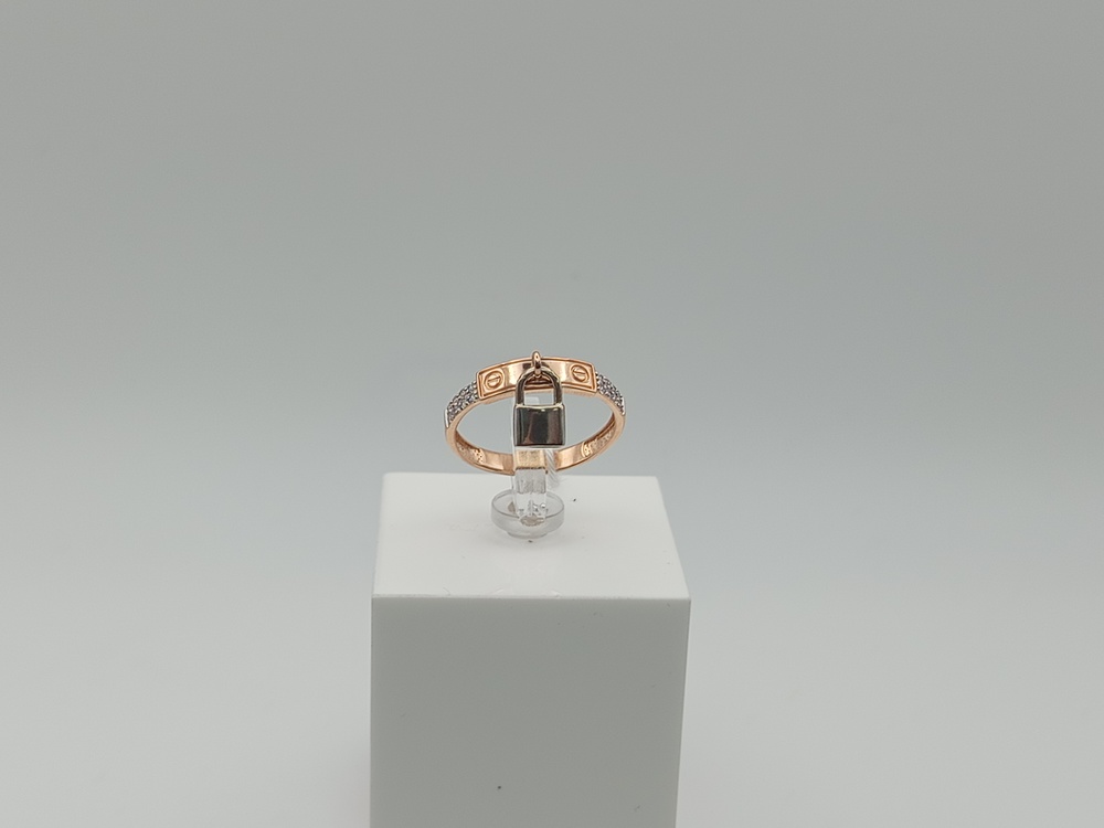 КОЛКМИ585 КОЛЬЦО С КАМНЯМИ (Au 585)