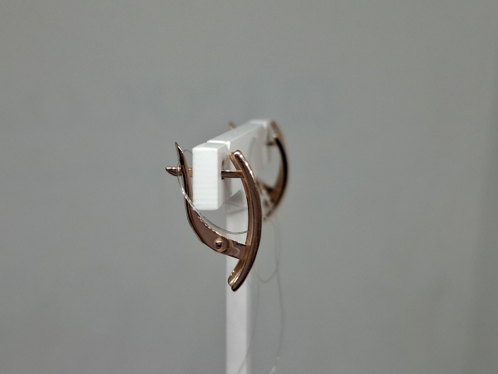 СЕРЬГИ БЕЗ КАМНЯ (Au 585)