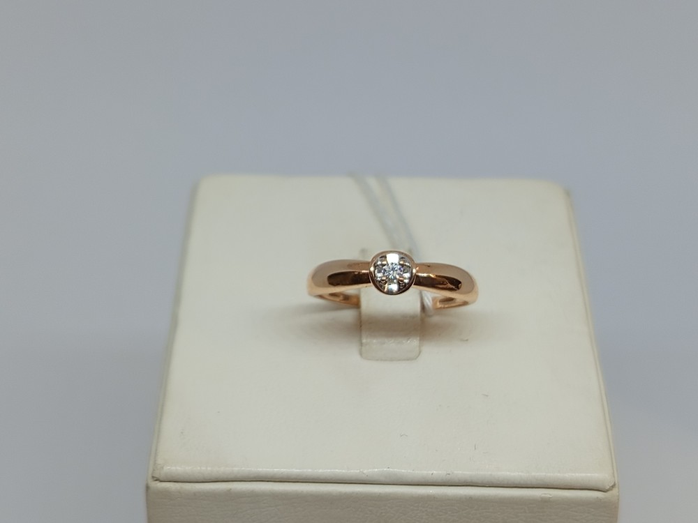 КОЛЬЦО БРИЛЛИАНТ Au 585