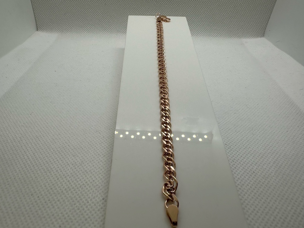 7080155П-18 БРАСЛЕТ ПУСТОТЕЛЫЙ Нона (Au 585)