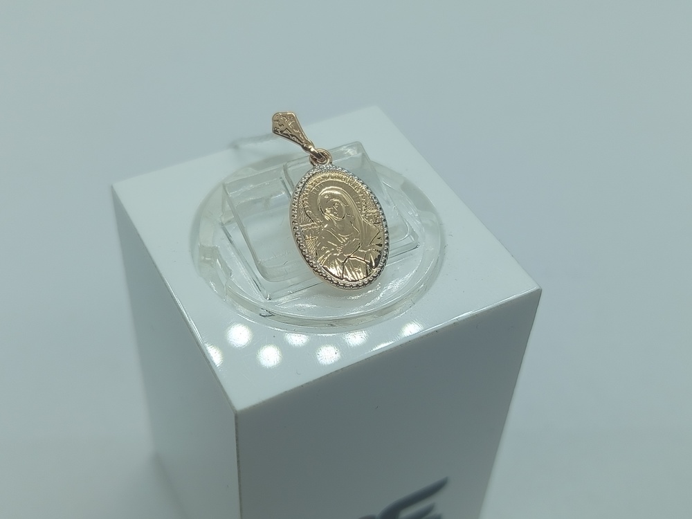 ПОДИБК585 ПОДВЕСКА ИКОНА БЕЗ КАМНЯ (Au 585)