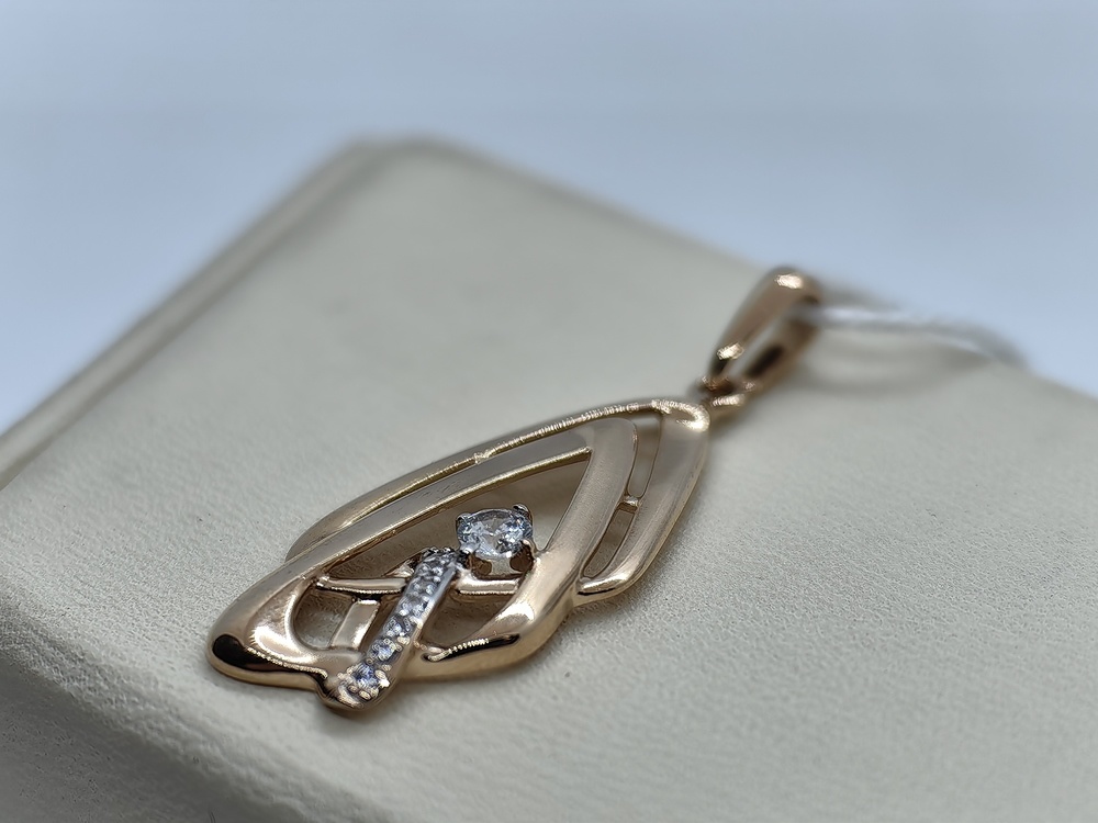 ПОДВЕСКА С КАМНЯМИ (Au 585)