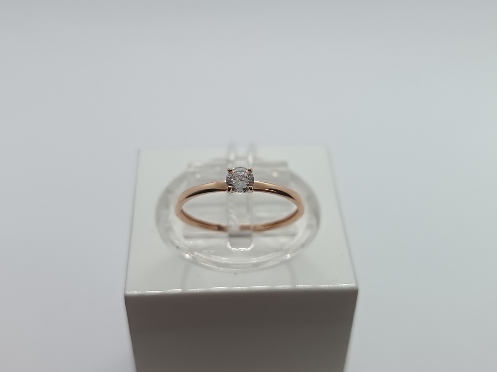 КОЛКМ585 КОЛЬЦО С КАМНЕМ (Au 585)