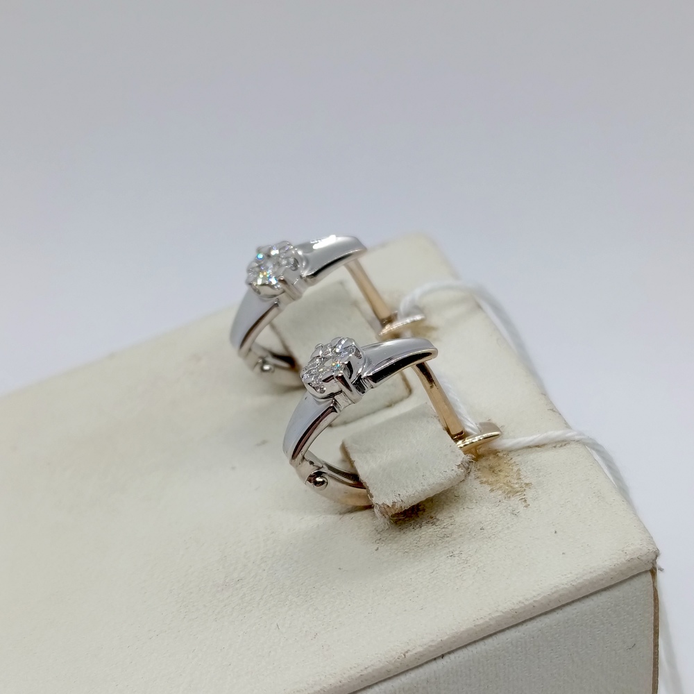 СЕРЬГИ БРИЛЛИАНТ (Au 585)