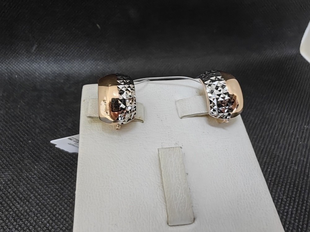 СЕРЬГИ БЕЗ КАМНЯ (Au 585)