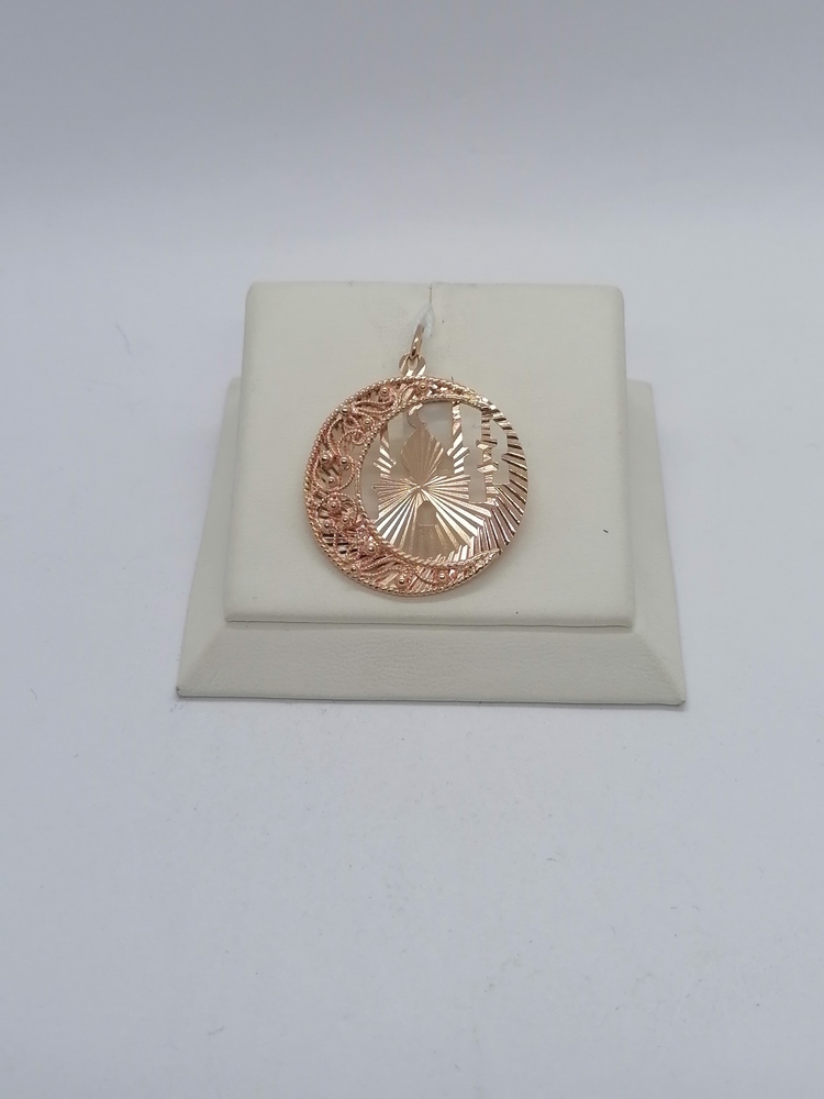 ПОДМБК585 ПОДВЕСКА МЕЧЕТЬ БЕЗ КАМНЯ (Au 585)