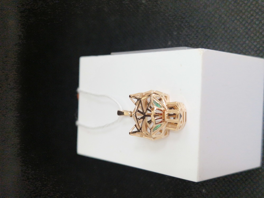 ПОДКМИ585 ПОДВЕСКА С КАМНЯМИ (Au 585)