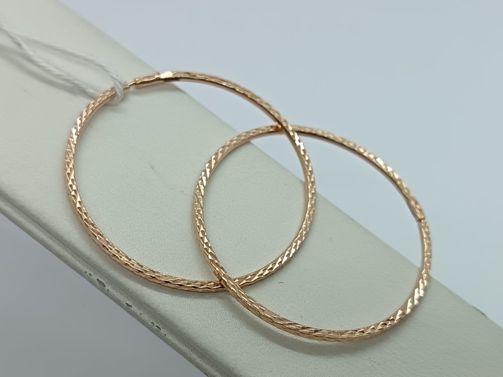 СКОН585 СЕРЬГИ КОНГО (Au 585)