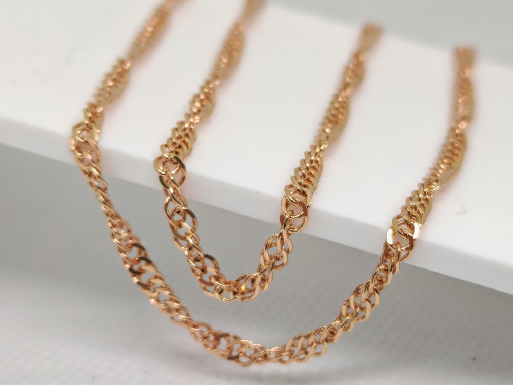 ЦЛСИ585 ЦЕПЬ ПОЛНОВЕСНАЯ Сингапур (Au 585)