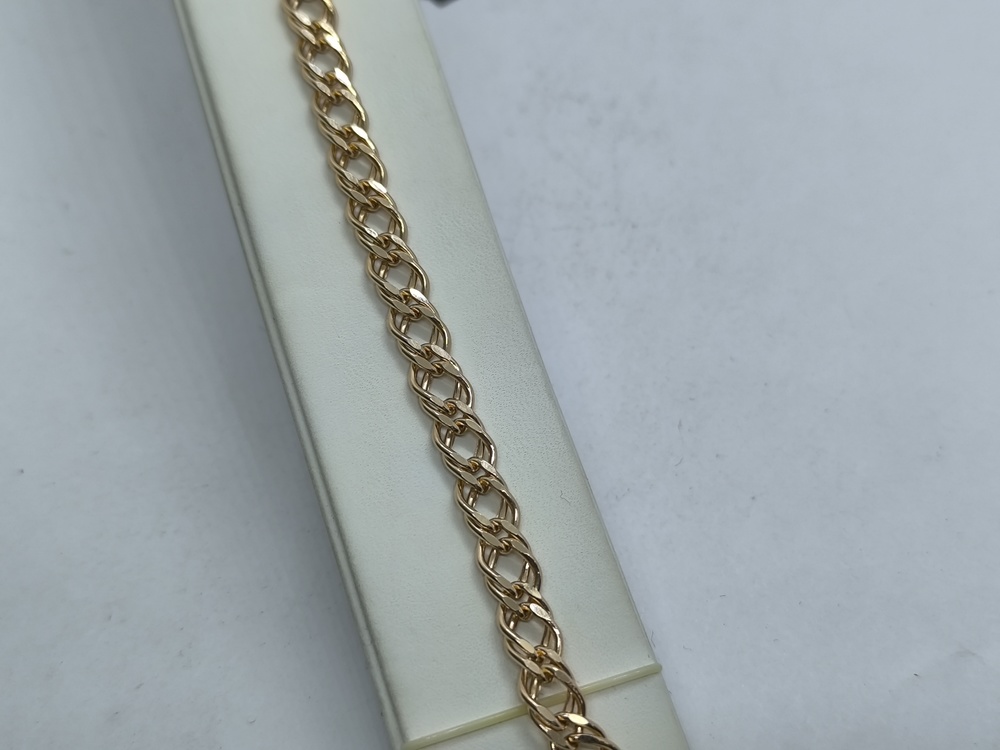 НБ 12-076ПГ БРАСЛЕТ ПУСТОТЕЛЫЙ (Au 585)