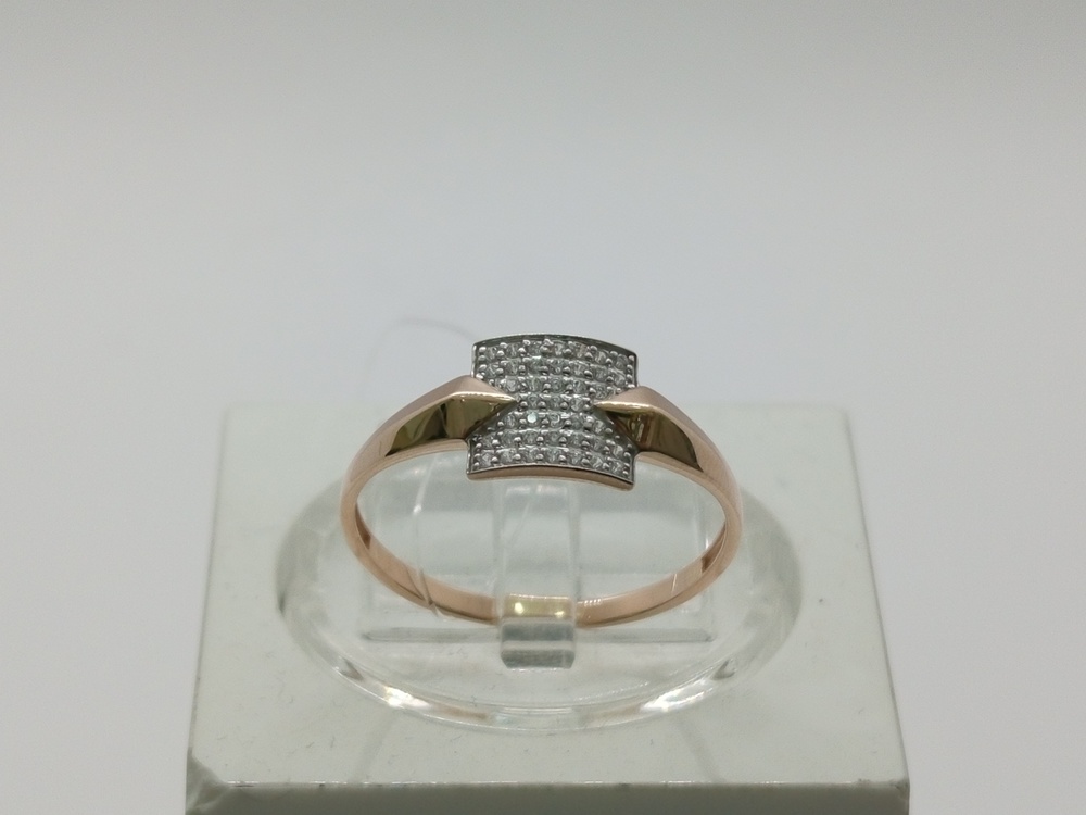 КОЛЬЦО С КАМНЯМИ (Au 585)