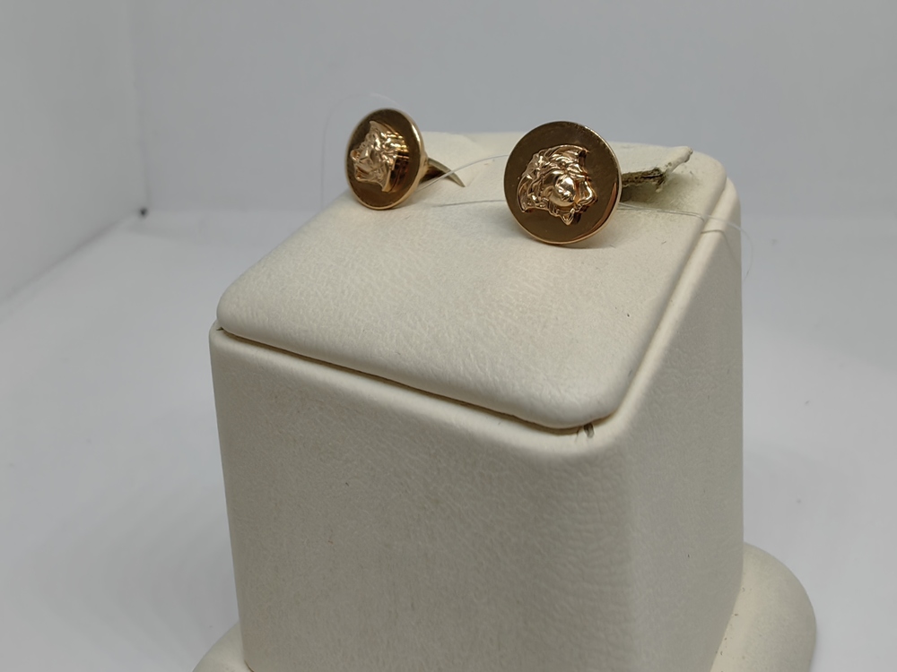 СЕРЬГИ ПУСЕТЫ без камня (Au 585)