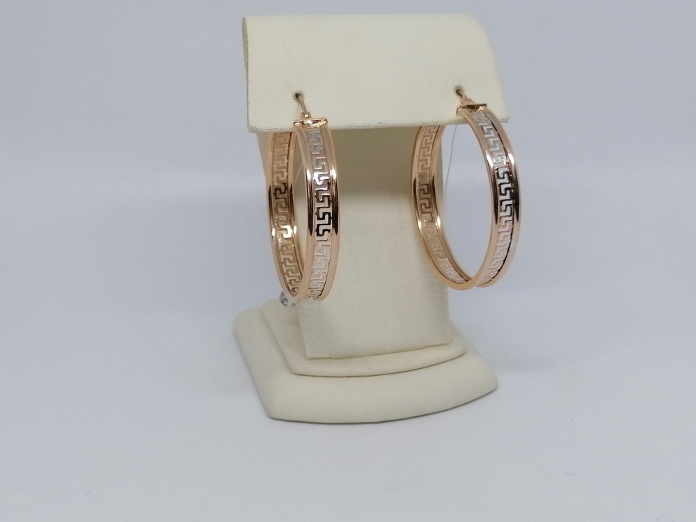 СКОН585 СЕРЬГИ КОНГО (Au 585)