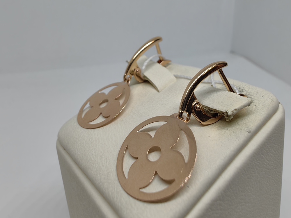 СЕРЬГИ БЕЗ КАМНЯ (Au 585)