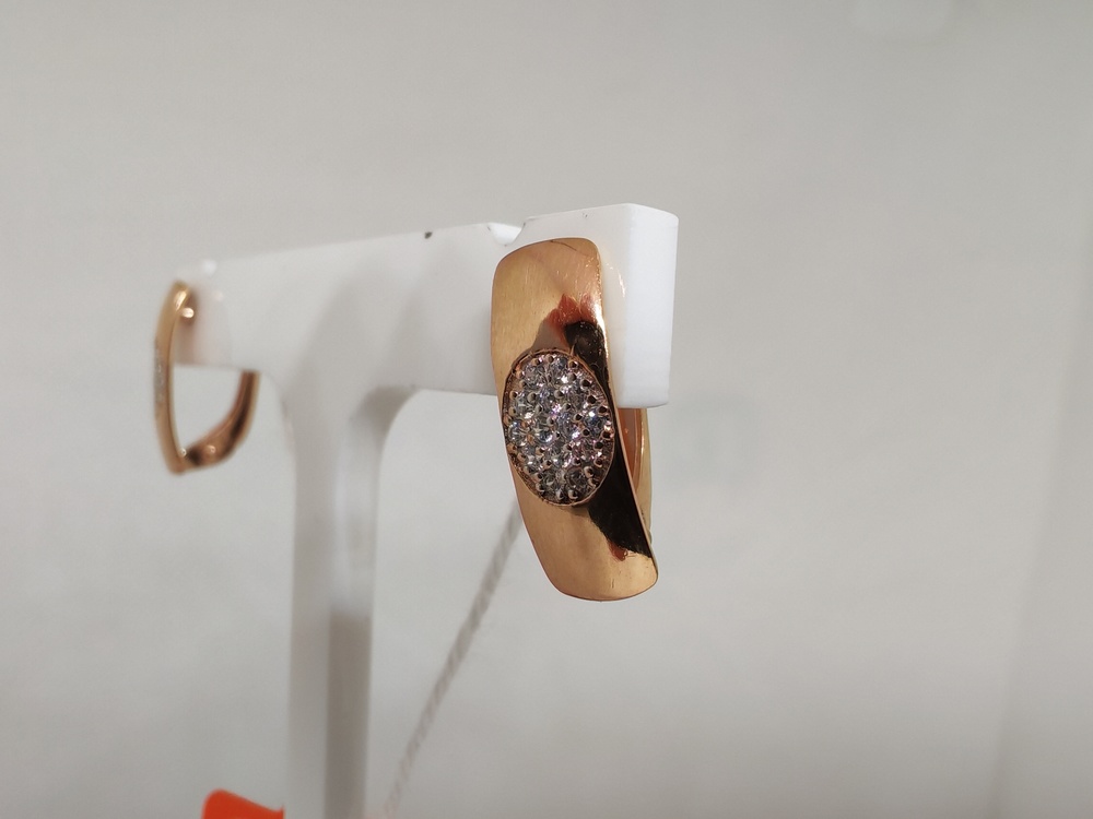 СЕРЬГИ С КАМНЯМИ (Au 585)