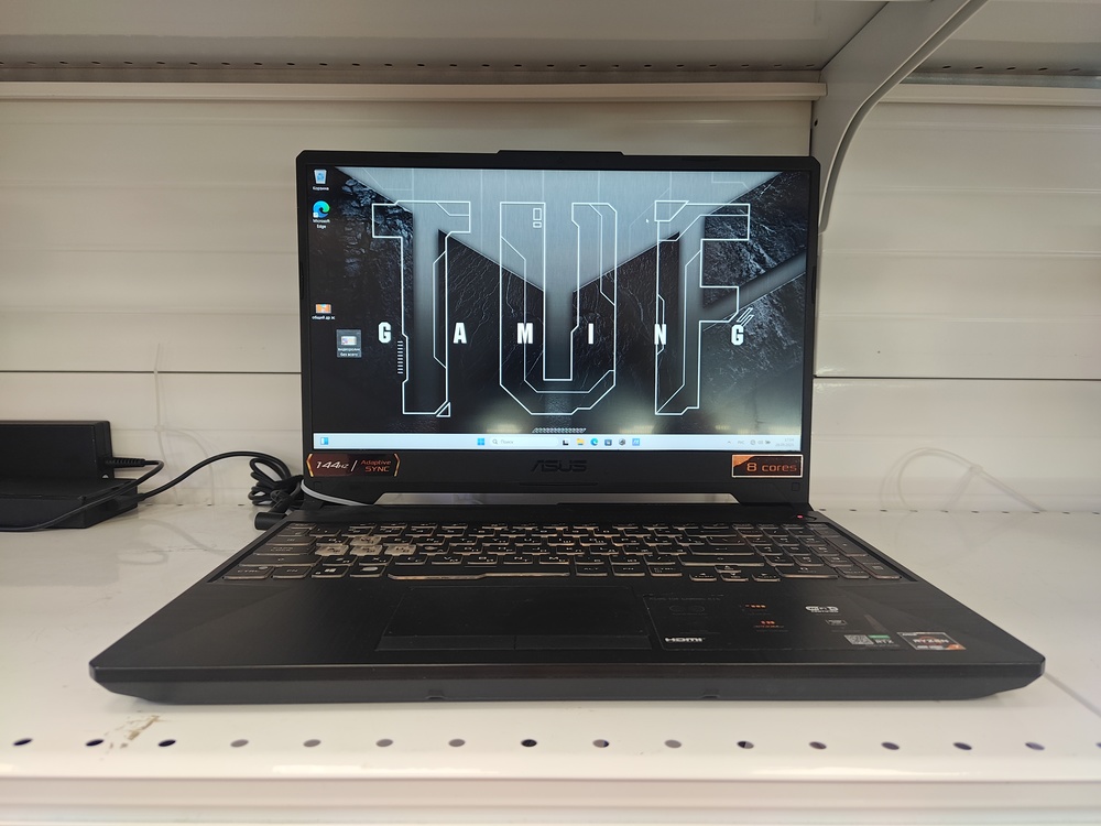 Ноутбук ASUS TUF Gaming A15 FX506IC-HN025; Ryzen 7 4800H, GeForce RTX 3050, 8 Гб, 500 Гб, Нет