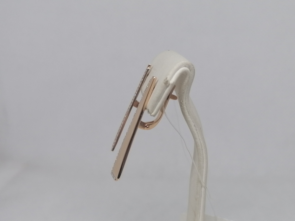 СЕРЬГИ С КАМНЯМИ (Au 585)